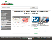 Tablet Screenshot of informacoches.com